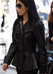 Nicole Scherzinger at Heathrow Airport