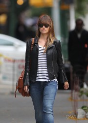 Olivia Wilde Out in Tribeca