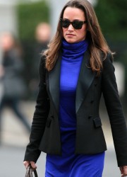 Pippa Middleton in Blue Dress