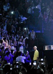 Rihanna Performing in Manchester
