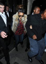 Rihanna at Mahiki Club in London