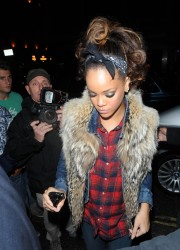 Rihanna at Mahiki Club in London