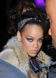 Rihanna at Mahiki Club in London