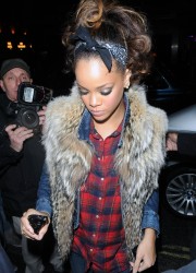 Rihanna at Mahiki Club in London