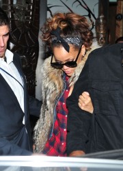 Rihanna at Mahiki Club in London