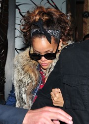 Rihanna at Mahiki Club in London