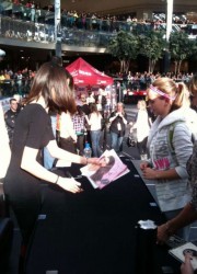 Selena Gomez Signing Autographs