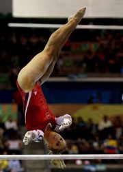 Shawn Johnson at the Pan American Games