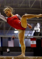 Shawn Johnson at the Pan American Games