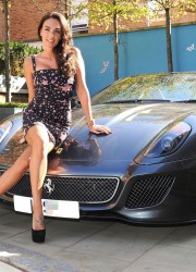 Tamara Ecclestone Poses with Ferrari 599 for Billion $$ Girl Show