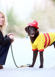 Tara Lipinski at Pet Boutique