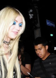 Taylor Momsen at STK Steakhouse in West Hollywood
