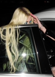 Taylor Momsen at STK Steakhouse in West Hollywood