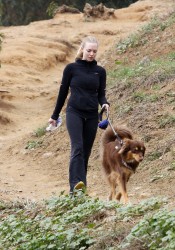 Amanda Seyfried Walks Her Dog in Hollywood Hills