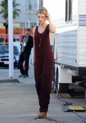 AnnaLynne McCord On 90210 Set in LA