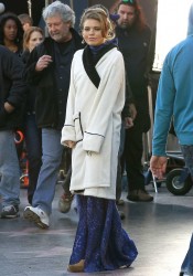 AnnaLynne McCord On 90210 Set in LA