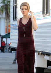AnnaLynne McCord On 90210 Set in LA