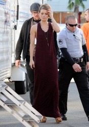 AnnaLynne McCord On 90210 Set in LA