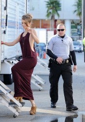 AnnaLynne McCord On 90210 Set in LA