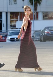 AnnaLynne McCord On 90210 Set in LA