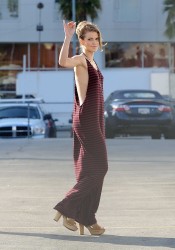 AnnaLynne McCord On 90210 Set in LA