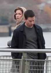 Catherine Zeta Jones On Set of Broken City in New York