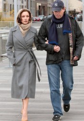 Catherine Zeta Jones On Set of Broken City in New York