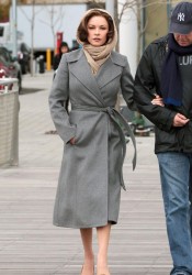 Catherine Zeta Jones On Set of Broken City in New York