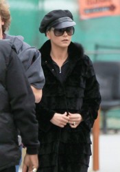 Catherine Zeta Jones On Set of Broken City in New York