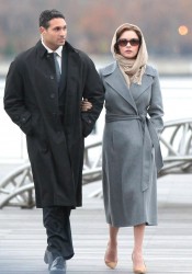 Catherine Zeta Jones On Set of Broken City in New York