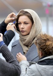 Catherine Zeta Jones On Set of Broken City in New York