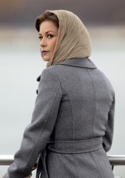 Catherine Zeta Jones On Set of Broken City in New York