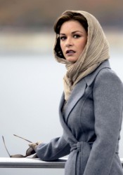 Catherine Zeta Jones On Set of Broken City in New York