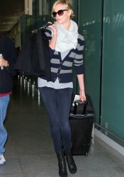 Charlize Theron Arriving at JFK Airport