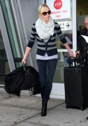 Charlize Theron Arriving at JFK Airport