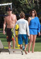 Cindy Crawford on the Beach in Los Cabos