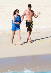 Cindy Crawford on the Beach in Los Cabos