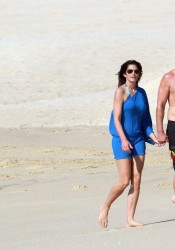 Cindy Crawford on the Beach in Los Cabos