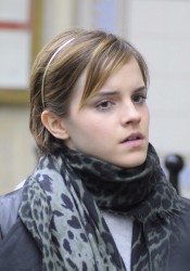 Emma Watson Leaving a Screening of The Rum Diary in Oxford