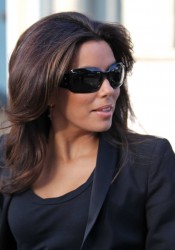 Actress Eva Longoria Leaving the Ken Paves Salon in Beverly Hills