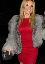Geri Halliwell Leave The Box Club Nightclub in London