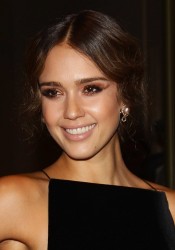 Jessica Alba Attends the Armani Hotel Milano Opening