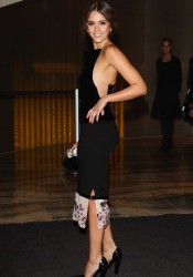 Jessica Alba Attends the Armani Hotel Milano Opening