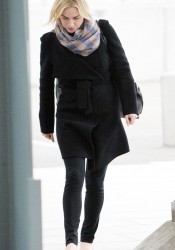 Kate Winslet Arrives at Heathrow Airport