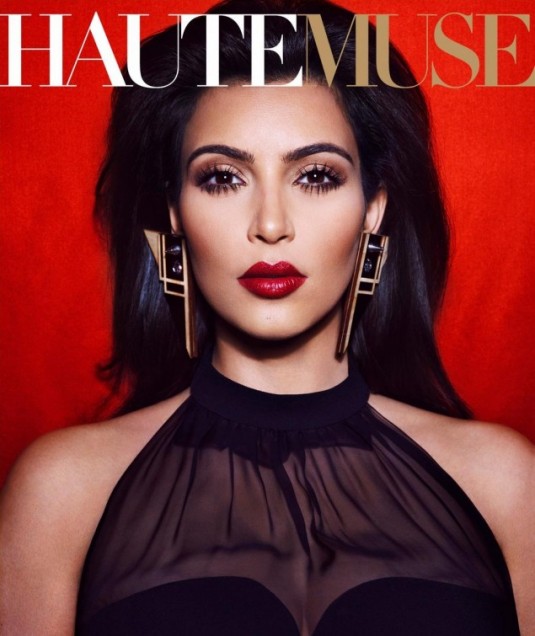 Kim Kardashian Covers Haute Muse Magazine