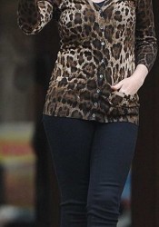 Kylie Minogue Arriving at Abbey Road Studios in London