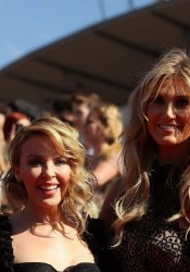 Kylie Minogue and Delta Goodrem Arrives ARIA Awards In Sydney