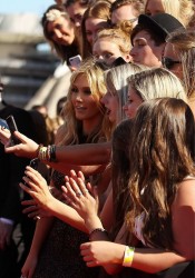 Kylie Minogue and Delta Goodrem Arrives ARIA Awards In Sydney