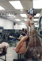 Lady Gaga Covers Vanity Fair Magazine January 2012 Issue
