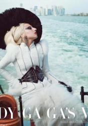 Lady Gaga Covers Vanity Fair Magazine January 2012 Issue